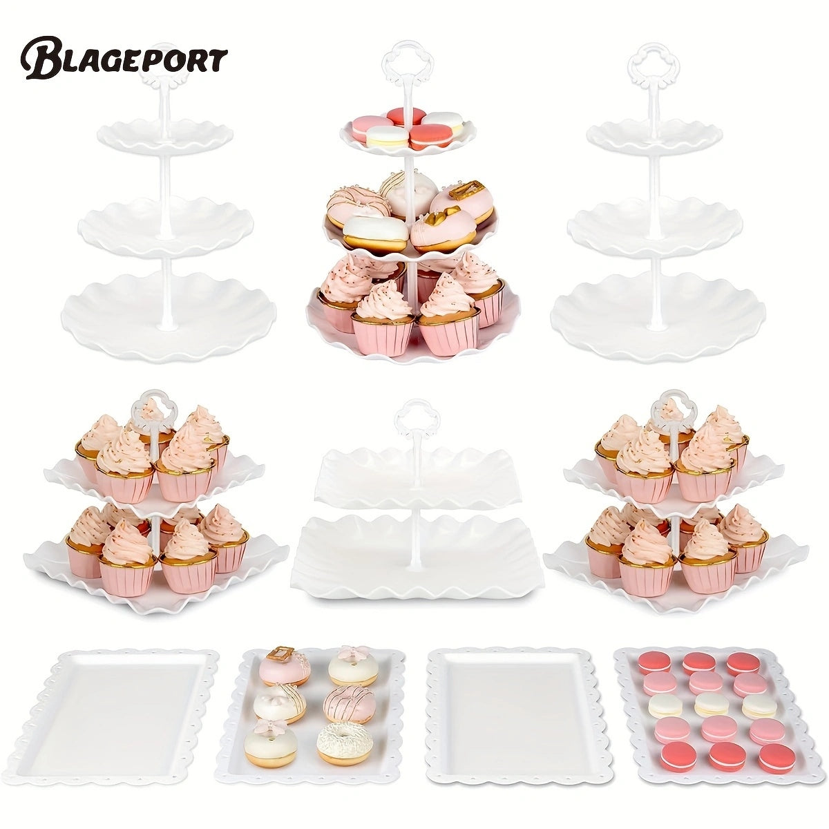 BLAGEPORT 10 Cake Stands