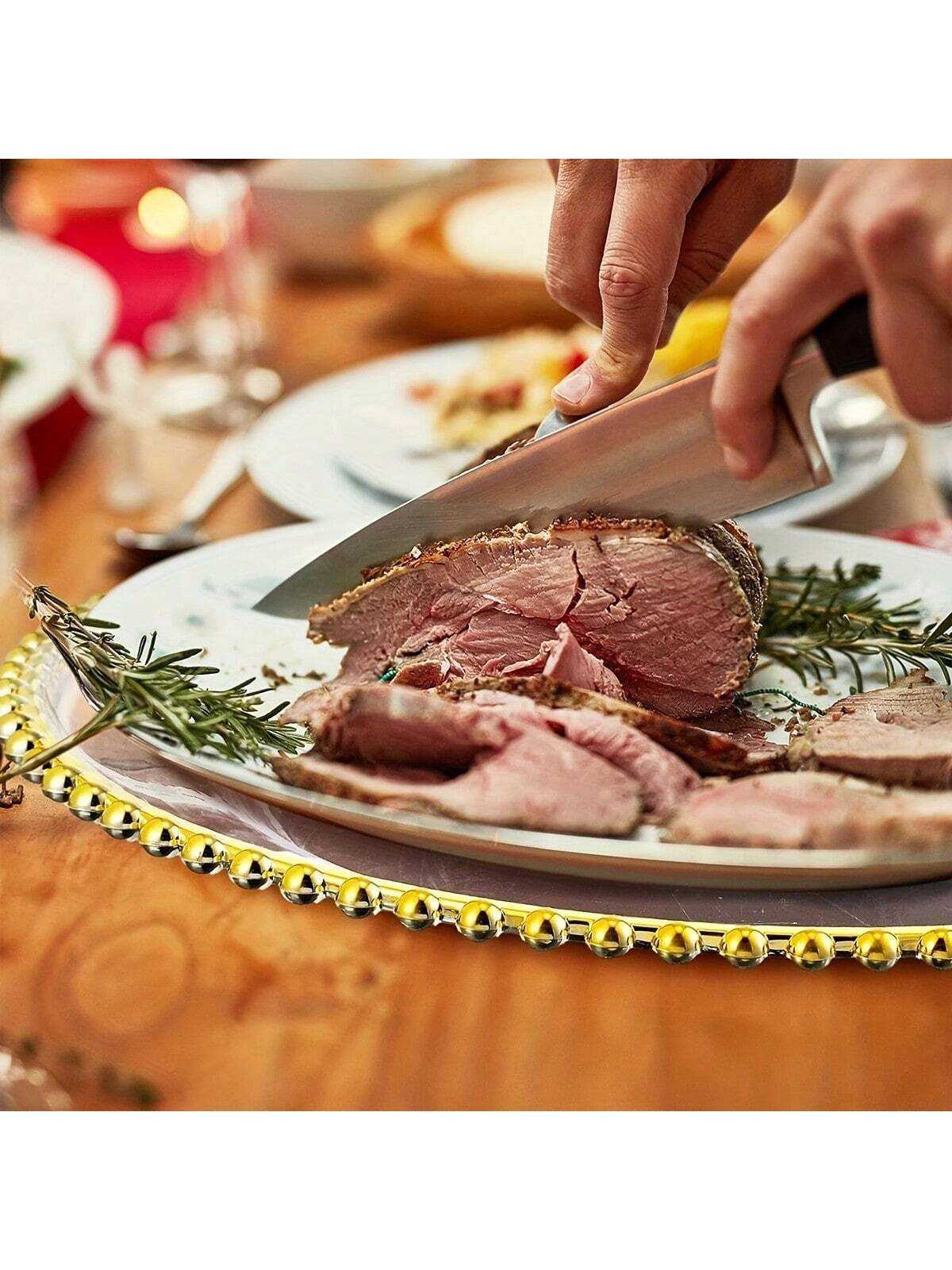 50pc Gold Beaded Tray