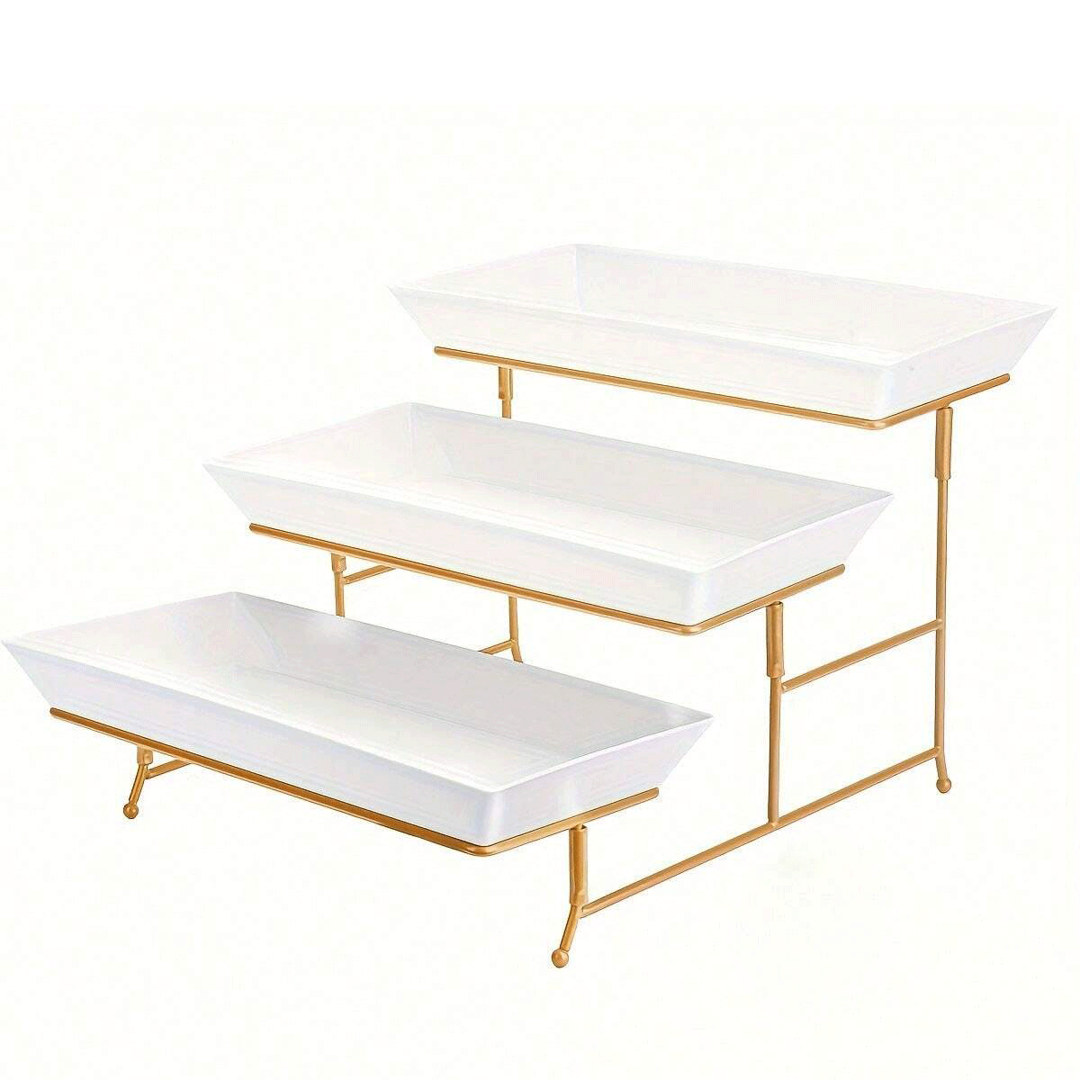 3-Tier Plastic Cake Stand