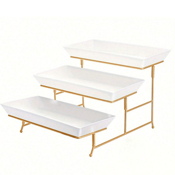 3-Tier Plastic Cake Stand