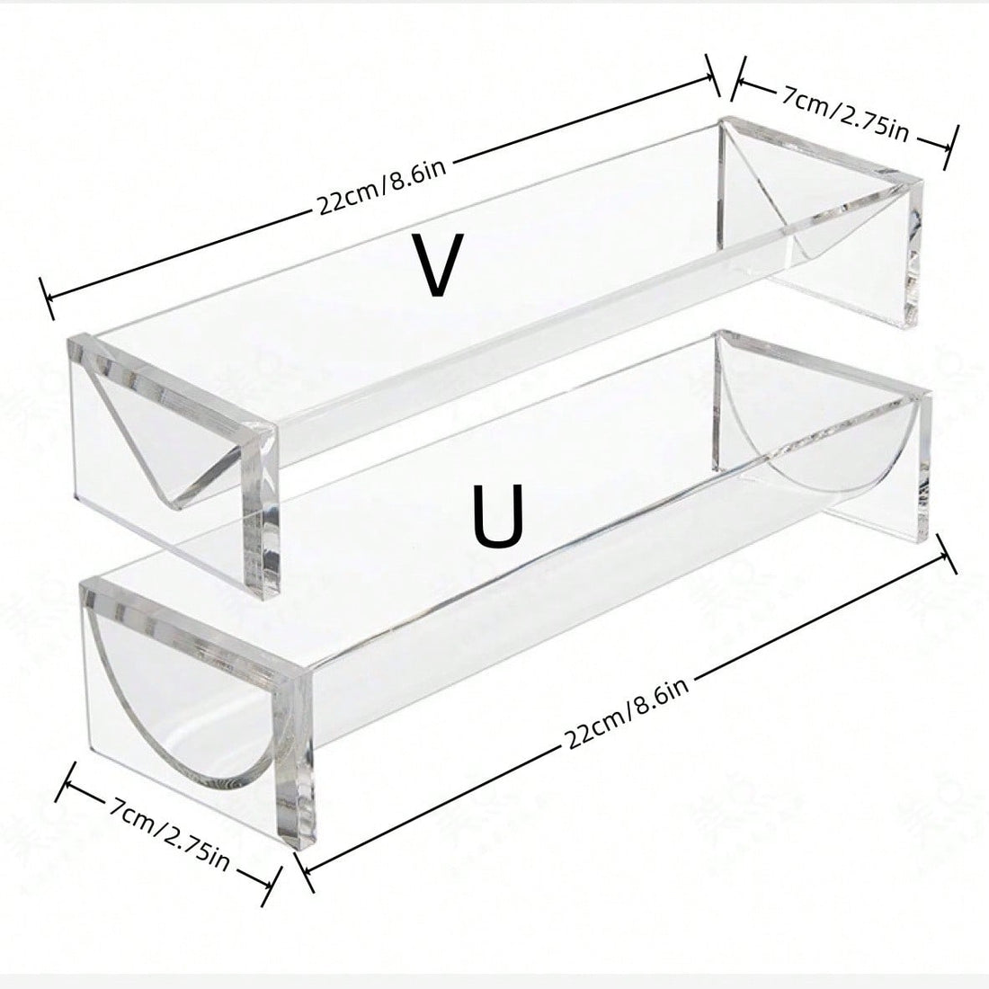 Acrylic Desktop Cookie Tray Set, Multifunctional Platter Of Square, Rectangular, Circular, And Hexagonal Cookies, Exquisite Design, Transparent Snack Rack, Suitable For Home And Party Use