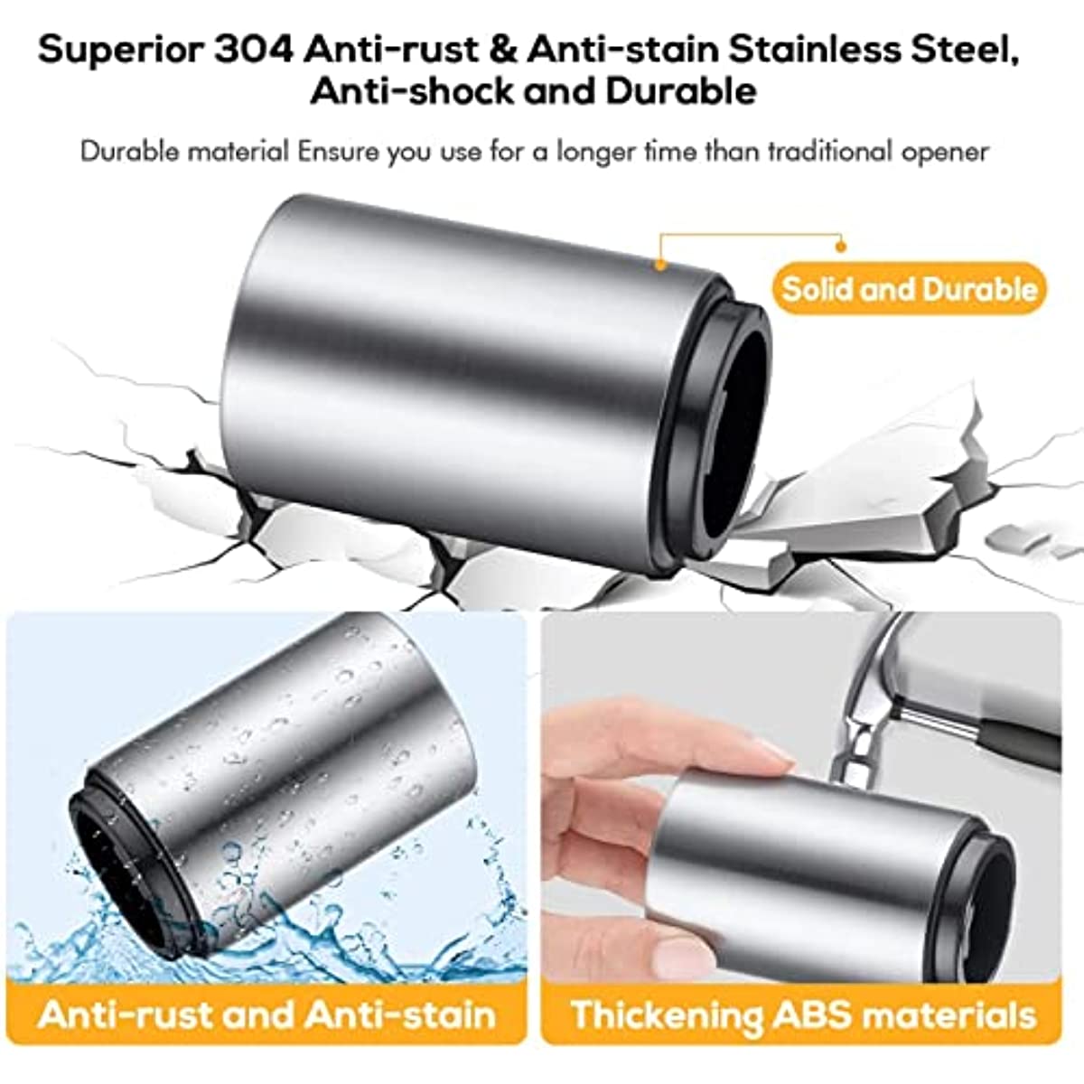 1 Pc Automatic Beer Bottle Opener BeerWineBottle Opener Bar Household AutomaticConvenient Cap Opener - Easy To Open AVariety Of Bottles