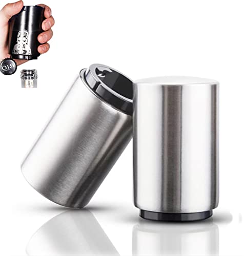 1 Pc Automatic Beer Bottle Opener BeerWineBottle Opener Bar Household AutomaticConvenient Cap Opener - Easy To Open AVariety Of Bottles